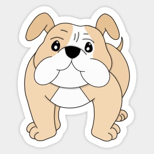 Dog Cartoon Amazing Bulldog Sticker